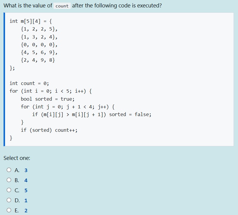 سؤال C++ من الكويز